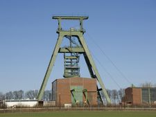 Winding tower of the Konrad mine in Salzgitter