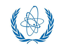 Logo der Internationalen Atomenergie-Organisation (IAEO)