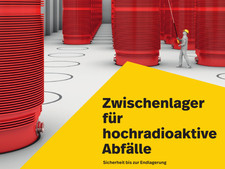 Titelbild der Broschüre: Zwischenlager für hochradioaktive Abfälle 