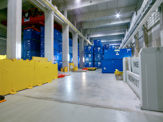 Inside the Nord interim storage facility (located near Lubmin)